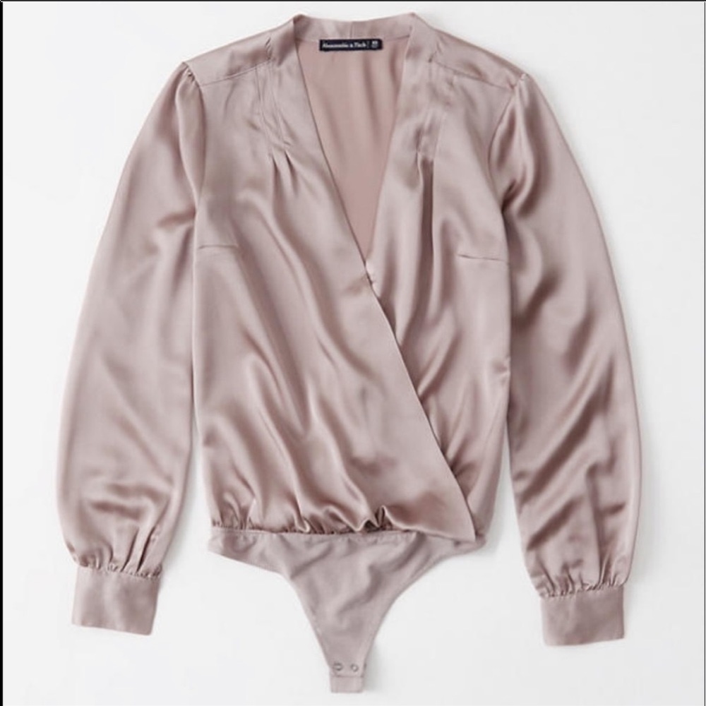 NWOT Abercrombie Satin Bodysuit